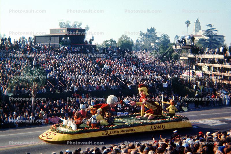 AAWU, A Scented Adventure, Trojan, University of Southern California, USC, Rose Parade, January 1968, 1960s