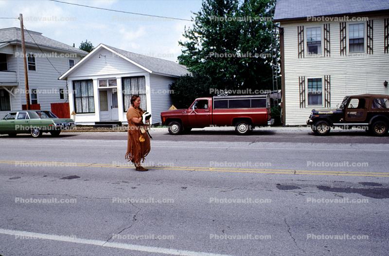 Indian Woman, Sulfer Springs Sesquicentennial Parade, Tiro-Auburn, Ohio, July 1983, 1980s