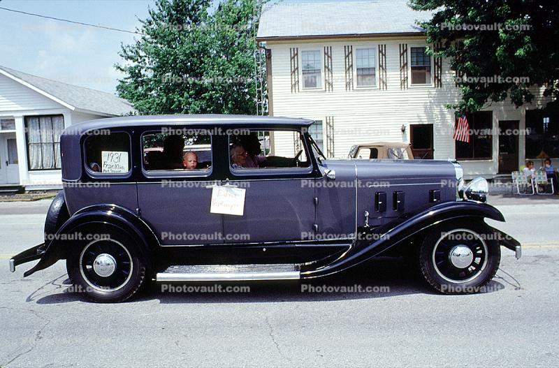 1931 Franklin Car, Sulfer Springs Sesquicentennial Parade, Tiro-Auburn, Ohio, July 1983, 1980s