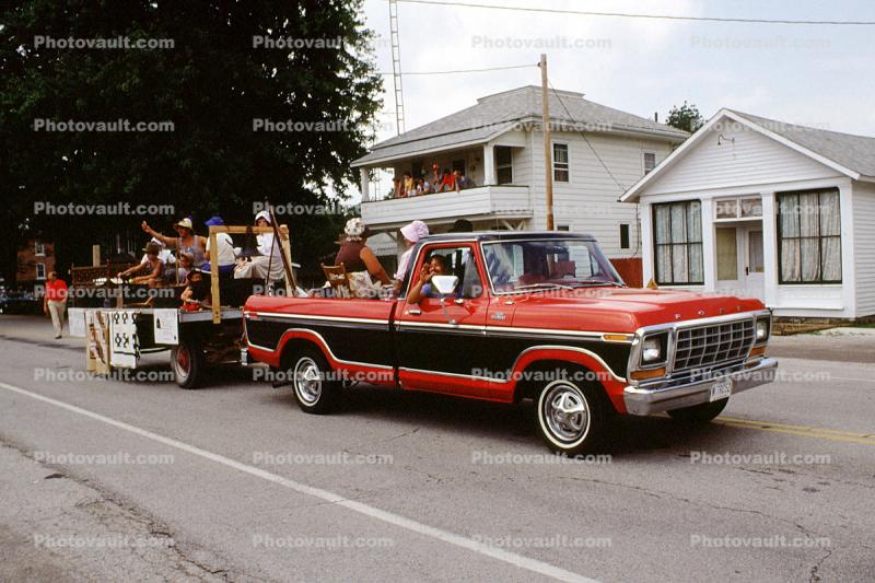 Ford Pickup Truck, Sulfer Springs Sesquicentennial Parade, Tiro-Auburn, Ohio, July 1983, 1980s