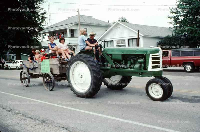 Tractor, Trailer, Tiro-Auburn Parade, Ohio, 1980s