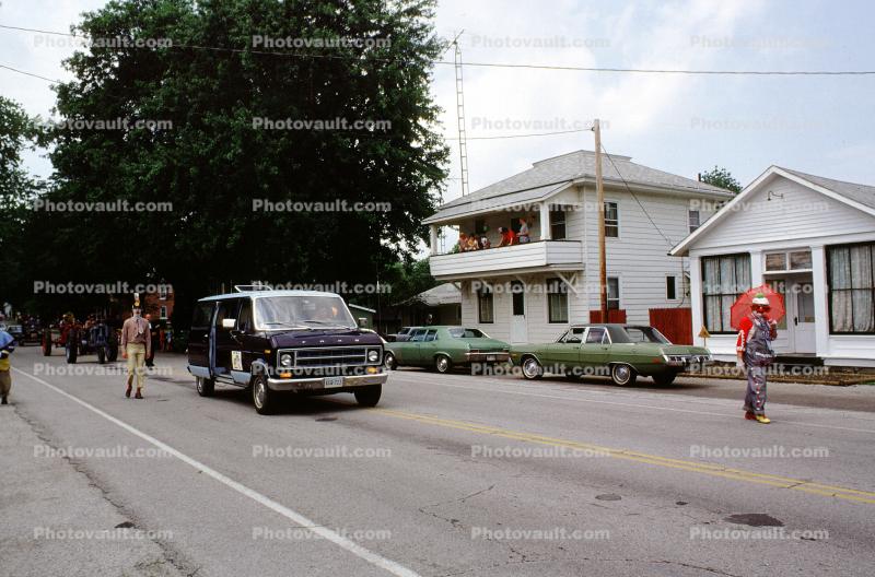 Ford Van, Sulfer Springs Sesquicentennial Parade, Tiro-Auburn, Ohio, July 1983, 1980s