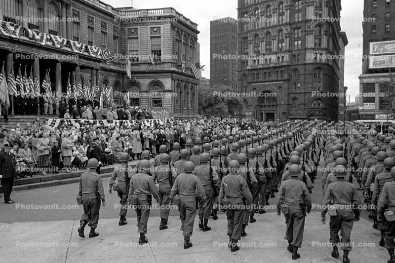 General Douglas A MacArthur, Parade, New York City, April 20, 1951, 1950s