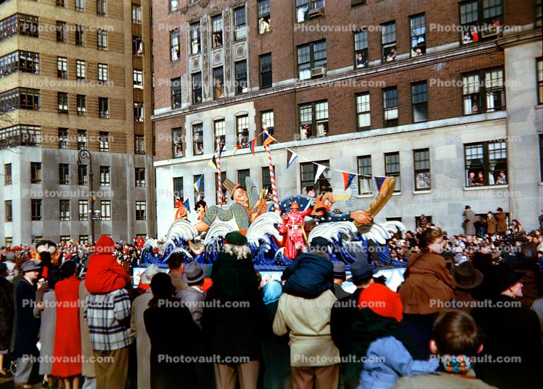 People Crowds, Macy's Thanksgiving Day Parade, 1950s