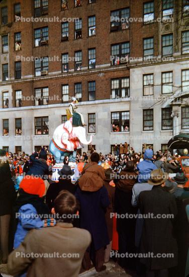 People Crowds, Macy's Thanksgiving Day Parade, 1949