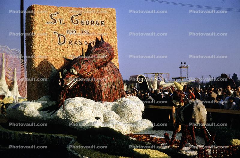 St George and the Dragon, float