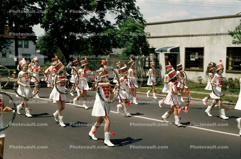Twirler Girls, June 1965, 1960s