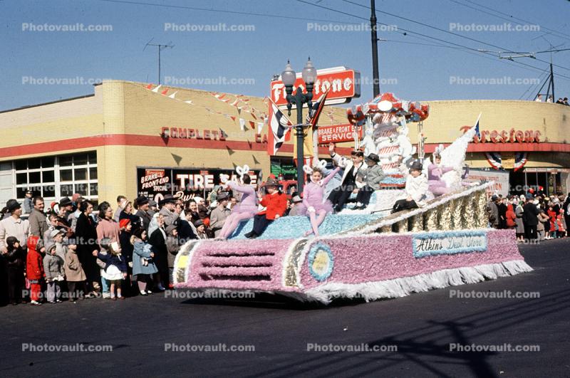 Atkins Department Store float, March 1960