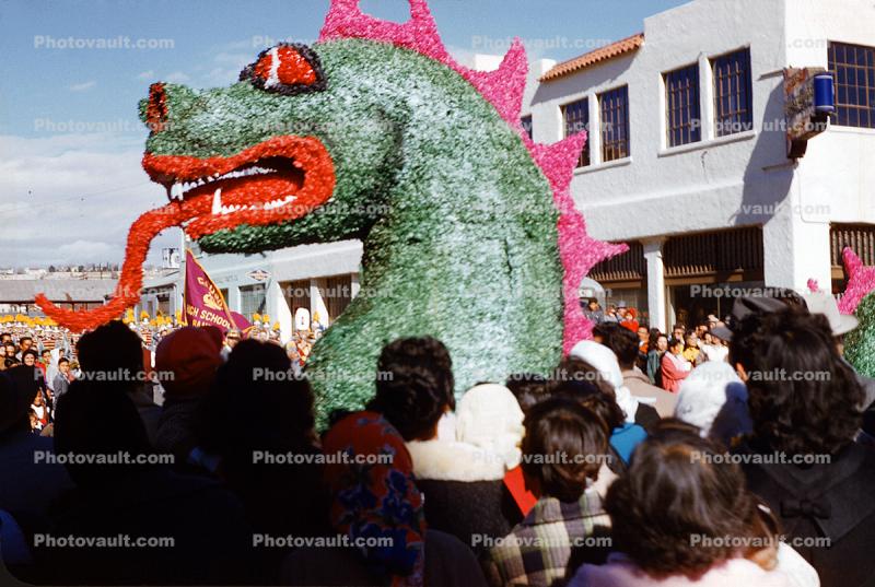 Green Dragon, People, Crowds, Spectators, Tongue, Eyes, Mouth, Teeth