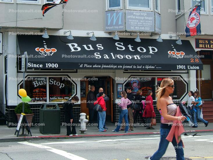 Bus Stop Saloon, Union Street Shopping District