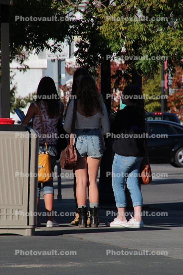 Women, legs, purse, jeans