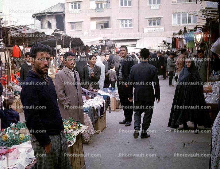 Farmers Market, Tehran, Iran, 1950s