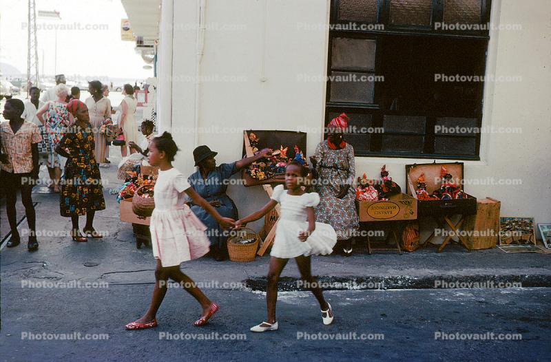 Girls, Sisters, Jamaica, 1964, 1960s