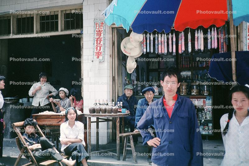 Shops, Men, Women, China