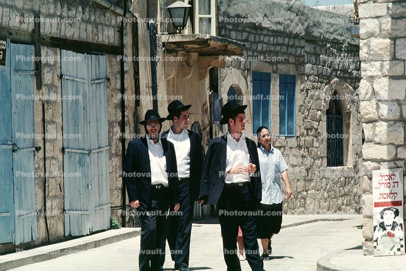 Hasidic Men, Tel Aviv