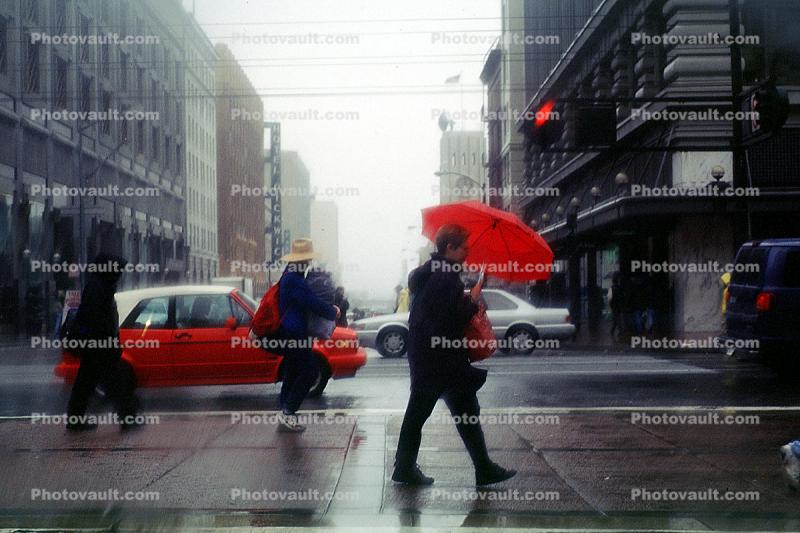 Rainy Day, Crosswalk, cars