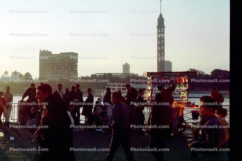 Nile River, Cairo Tower, Borg Al-Qahira, Free-standing Concrete Tower, landmark, Cairo