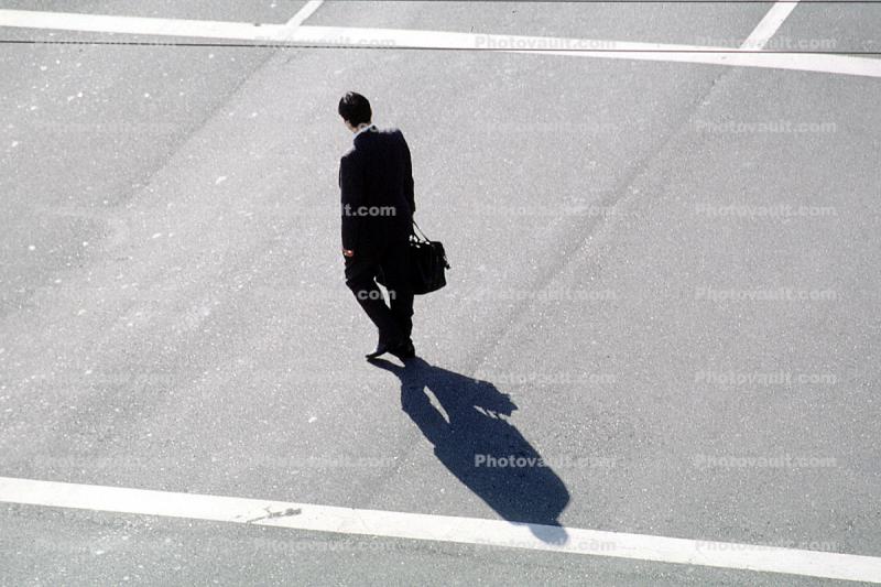Man Walking Shadow