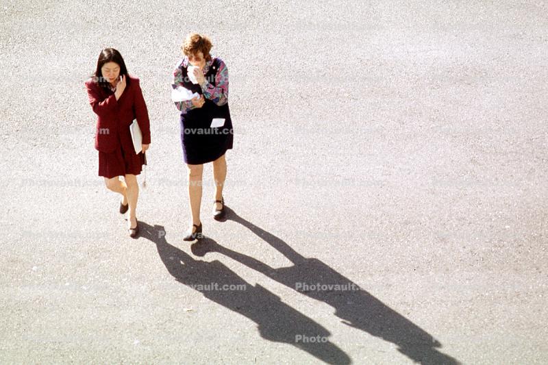 Women Walking Shadow