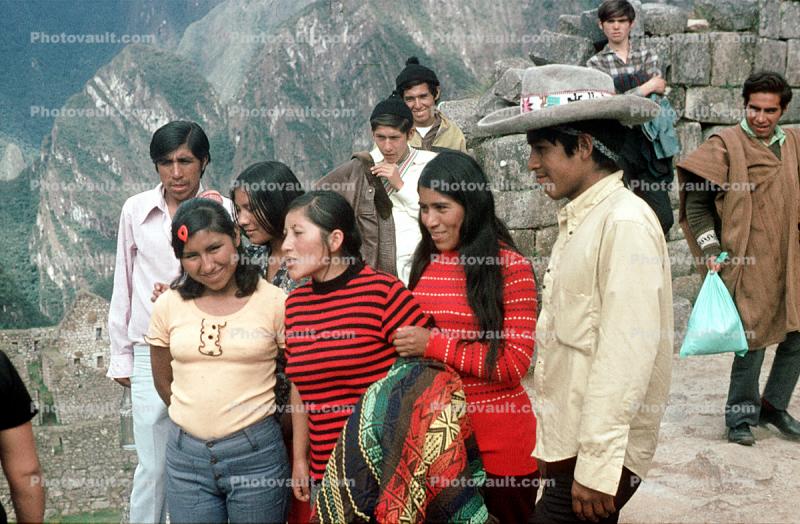 Machu Picchu, Peru, (Quechua: Machu Pikchu) ? "Old Mountain", October 1973