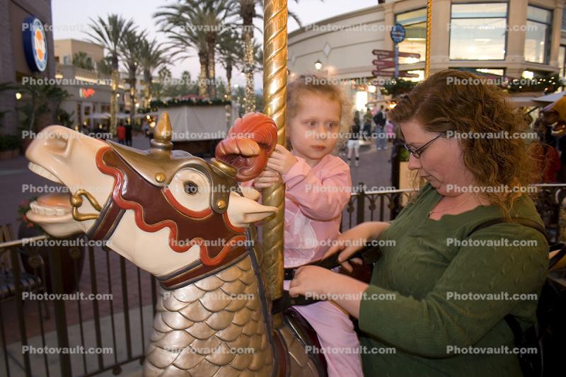 Horse, Carousel, Los Angeles, Merry-Go-Round
