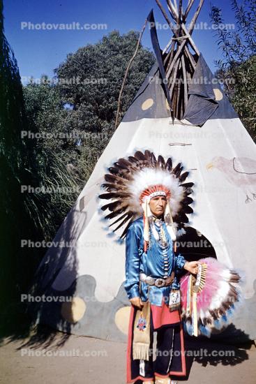 Indian Chief, Teepee, September 1956, 1950s