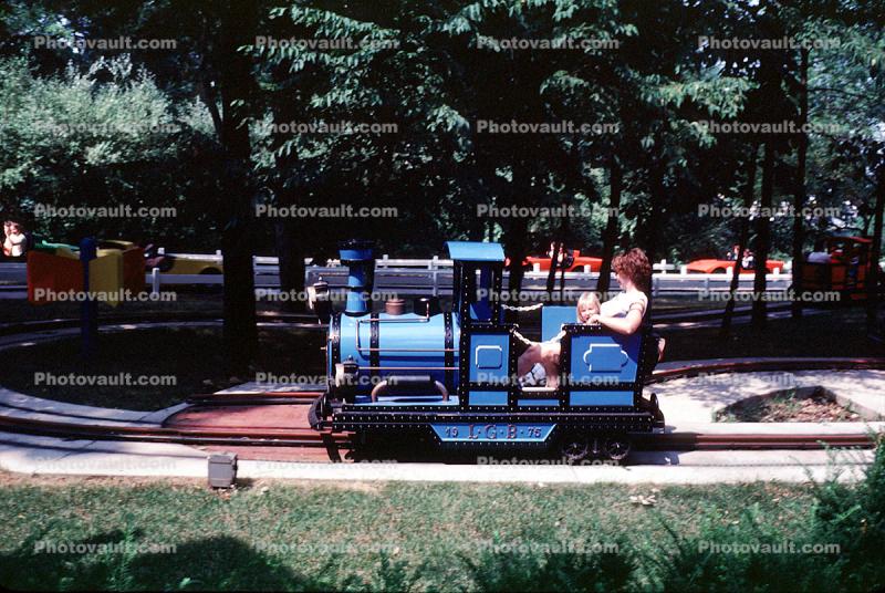 Miniature Rail, Train Ride, Fort Dells, Live Steamer, August 1983