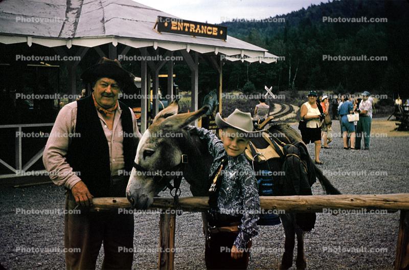 Cowboy, Boy, Hat, Storyland Village, Frontiertown, Asbury Park, 1950s