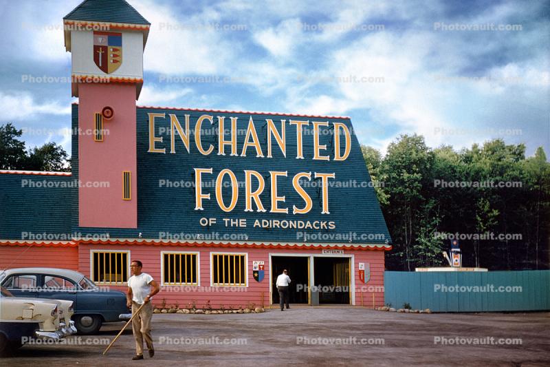 Entrance, Enchanted Forest of the Adirondacks, Old Forge, 1950s