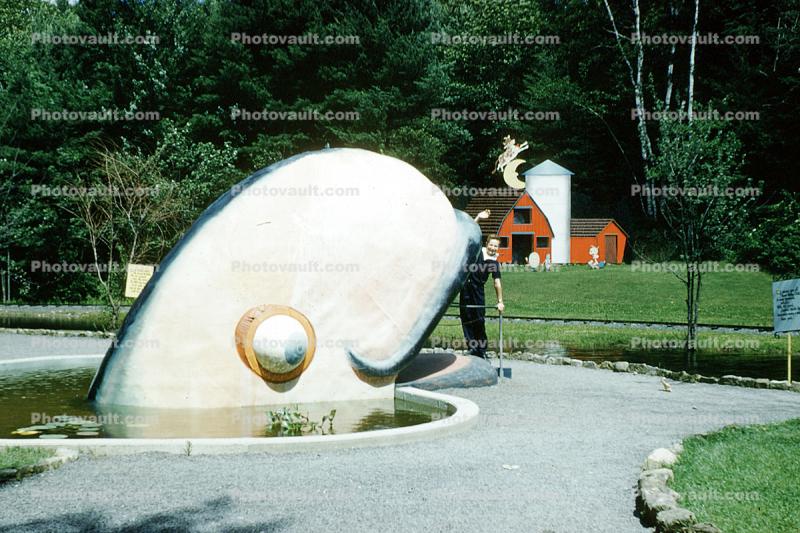 Jonah the Whale, Story Town, storytown, Lake George, New York, 1957, 1950s
