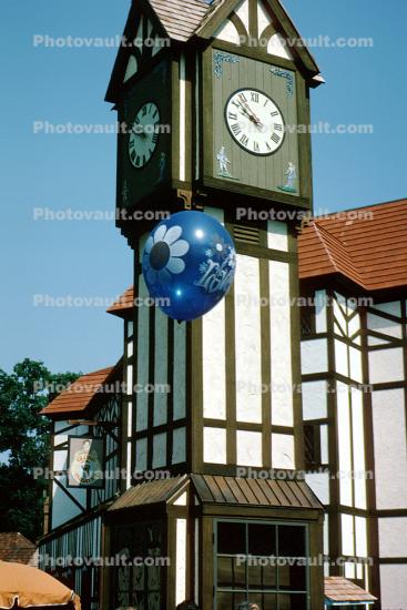 Clock Tower, helium balloon, building, Busch Gardens