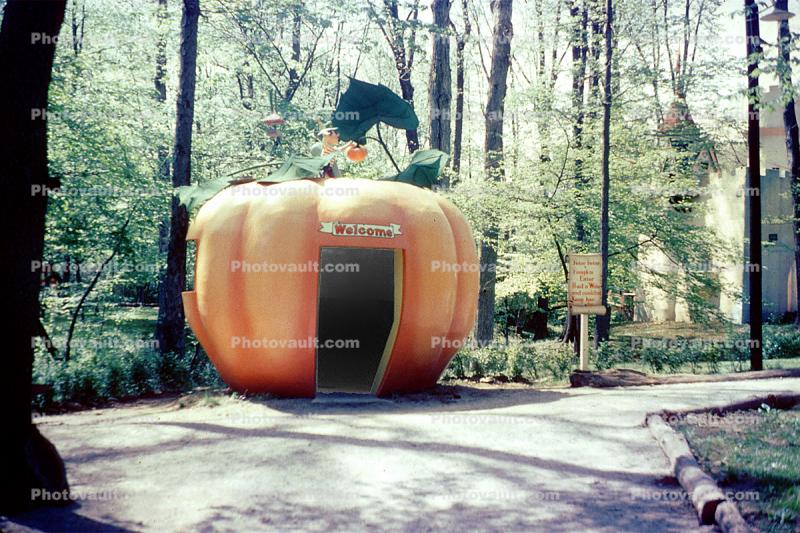 Peter Pumpkin Eater, Castle, Storybook, Story Book Forest, Ligonier Pennsylvania, May 1964, 1960s