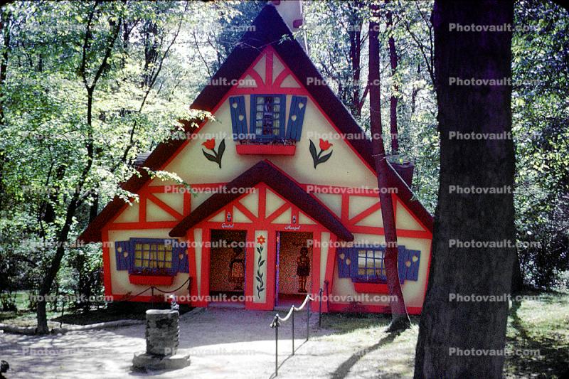 Unique House, Home, Colorful, Storybook, Story Book Forest, Ligonier Pennsylvania, May 1964, 1960s