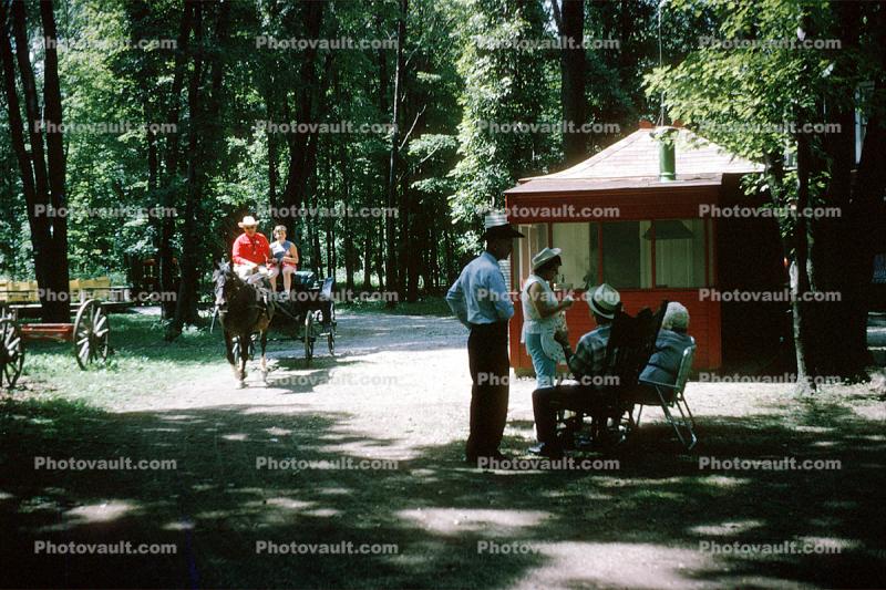 Story Book Forest, horse and bugg, Ligonier Pennsylvaniay, May 1964, 1960s