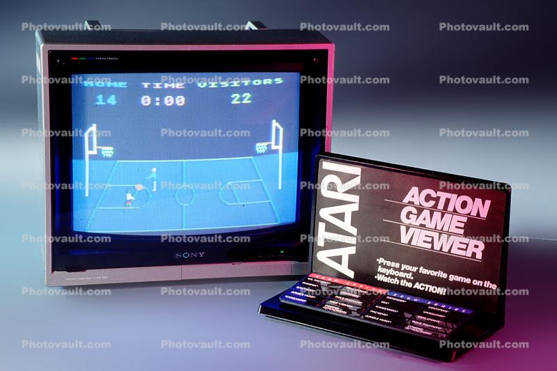 2600 series, 5200 series, Atari Video Game, Action Game Viewer, 1980s