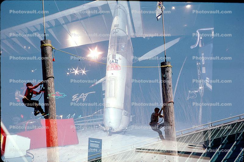 Gossamer Condor, Pole Climbers, Vancouver Worlds Fair, 1986, 1980s