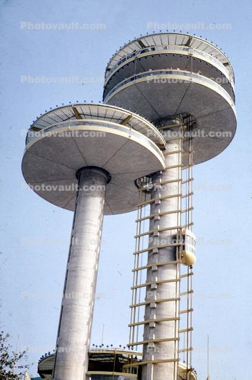 New York State Pavilion, Observation Towers