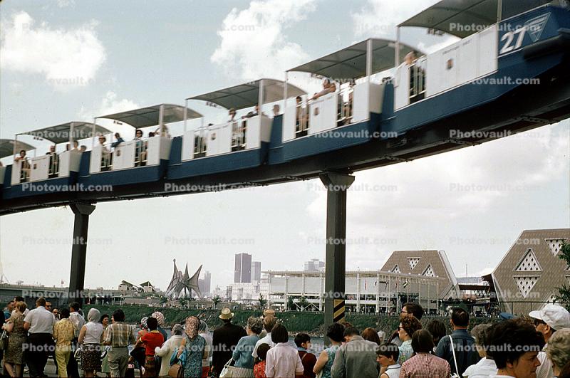 Tram, Montreal Expo, Expo-67, 1967, 1960s