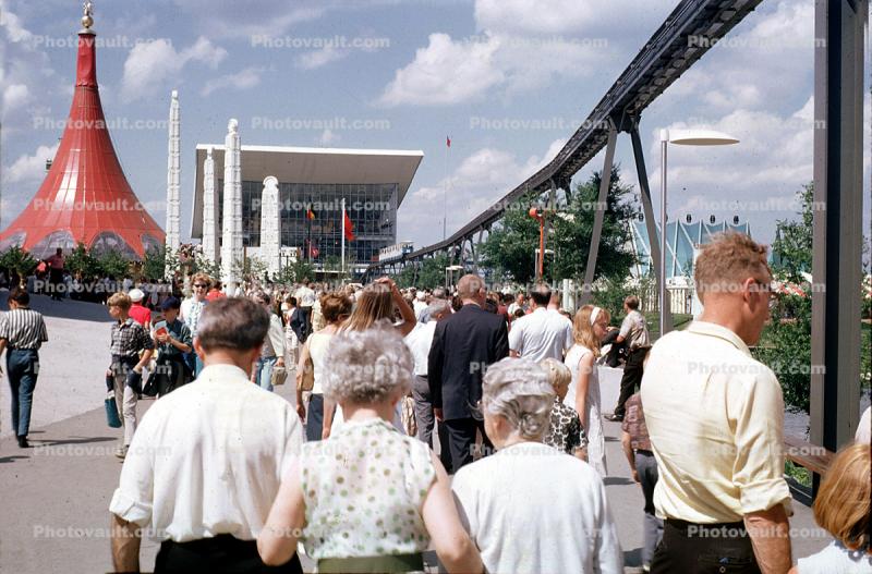 The Ethiopian pavilion., Red Cone Building, Montreal Expo, Expo-67, Montreal, Canada, 1967, 1960s