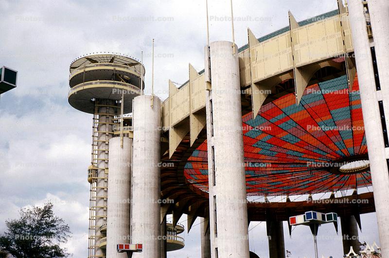 New York State Pavilion, Observation Towers, New York World's Fair, 1964, 1960s