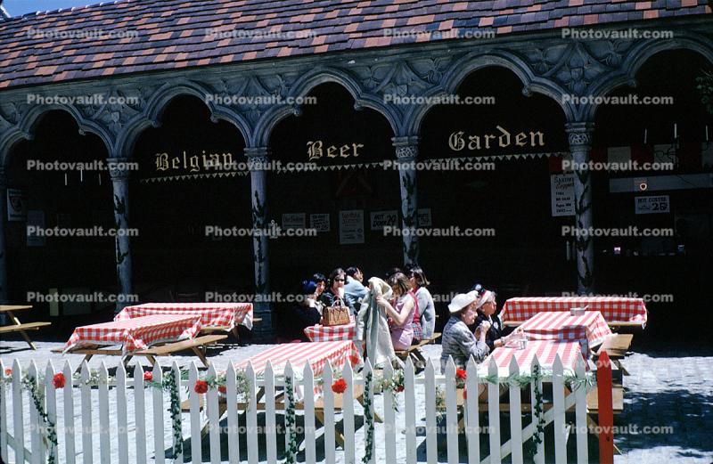 Belgian Beer Garden, Belgium Village, New York Worlds Fair, 1964, 1960s