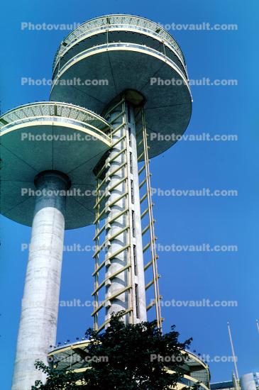 New York State Pavilion, Observation Towers, New York World's Fair