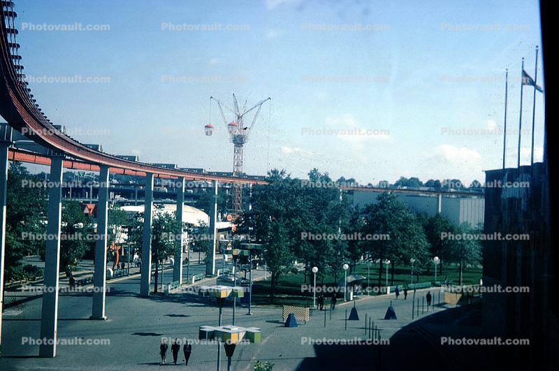 monorail tram, New York World's Fair, 1964, 1960s