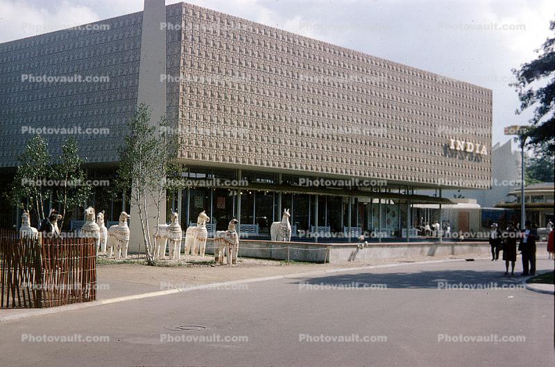 India Pavilion, New York World's Fair, 1964, 1960s