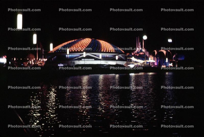 Dome, Nighttime, New York World's Fair, 1964, 1960s