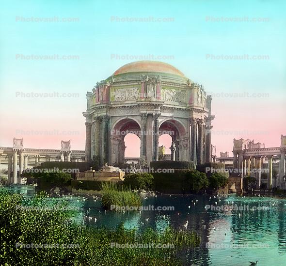 Palace of Fine Arts, Exploratorium, Panama Pacific International Exposition, PPIE, 1915