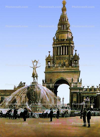Tower of Jewels, Panama Pacific International Exposition, PPIE, 1915