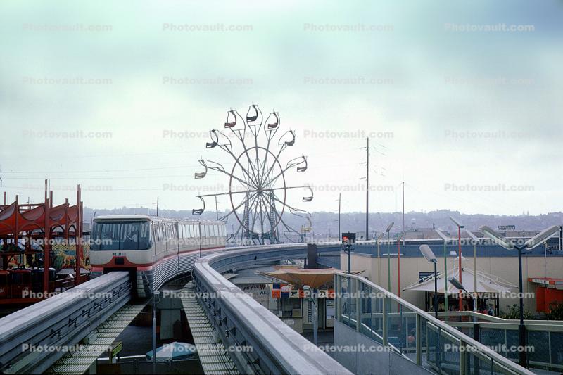 Monorail, Seattle World's Fair, Ferris Wheel, 1962, 1960s