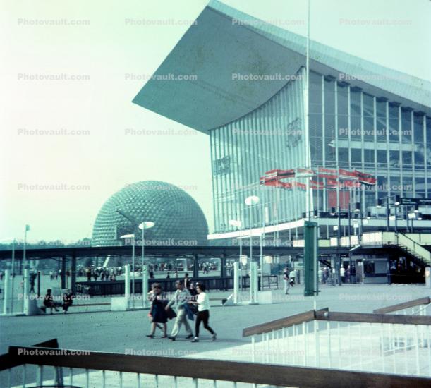 USSR Pavilion, Russia, Soviet Union, Russian, Geodesic Dome, Montreal Worlds Fair, Expo-67, 1950s