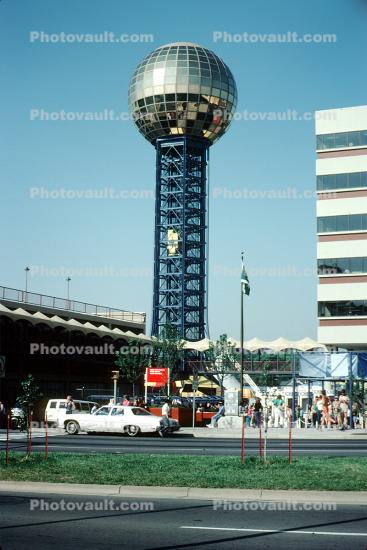 Sunsphere, Gold Globe, Knoxville World's Fair, 1982, Tennessee, The 1982 World's Fair, 1980s